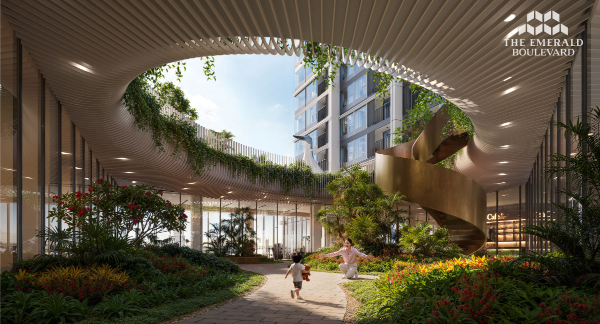 Hệ sinh thái 80 tiện ích đa tầng tại dự án The Emerald Boulevard Thuận An